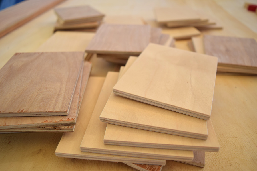 3.5 x 4.5 inch wood cards