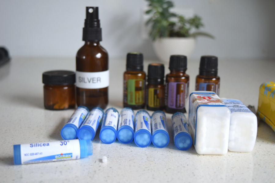 Natural First Aid Kit for Home and Travel