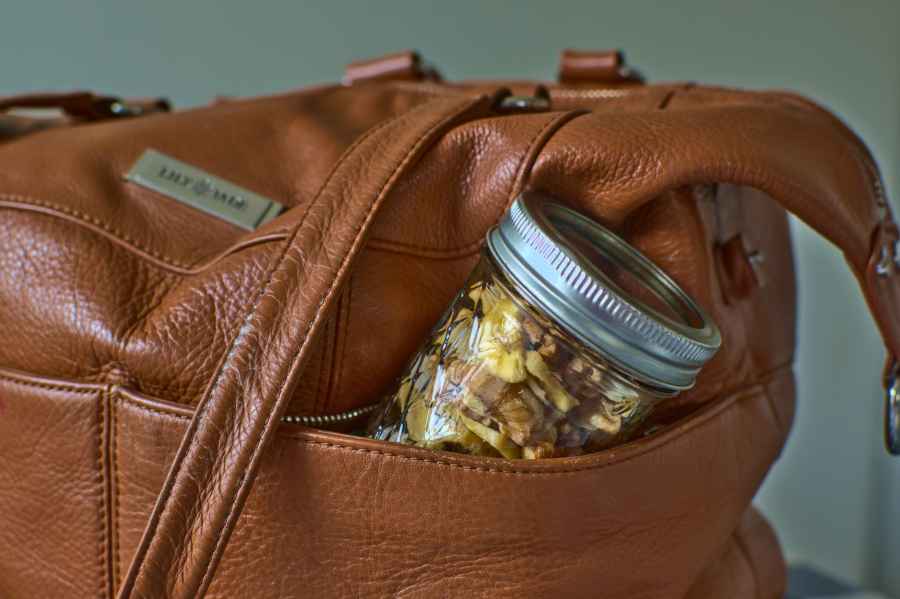 trail mix in purse to go